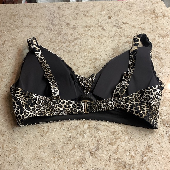 NWOT Sea Level Swim Animal Print Triangle Bikini Top Size 8 - Picture 6 of 9